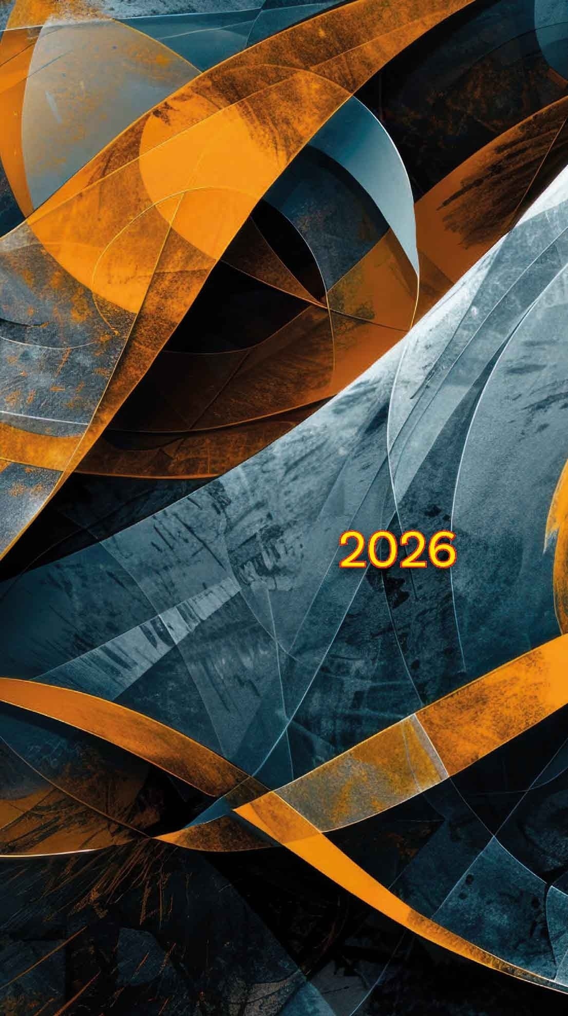 Pocket calendar 8.3x15.5 cm - ideal for planning every day