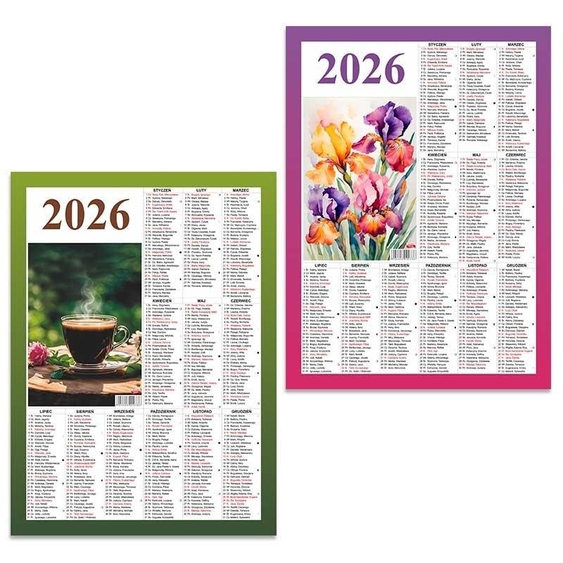 Calendar 2026 badge MIX - Plan your year!