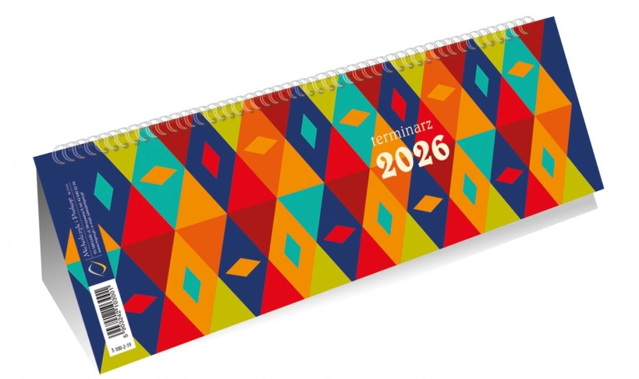 Michalczyk i Prokop Calendar 2026 Horizontal with Spiral Designs