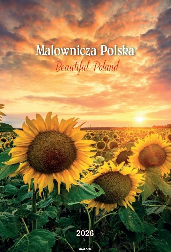 AVANTI Wall calendar A3 Picturesque Polish Landscapes 2025