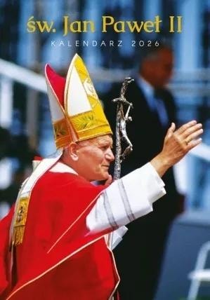 Calendar 2026 wall multi-sheet JP II - remembrance of the Pope