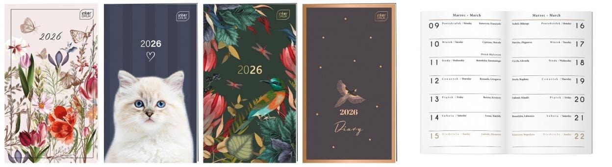 Interdruk Pocket calendar 2026 - perfect for planning