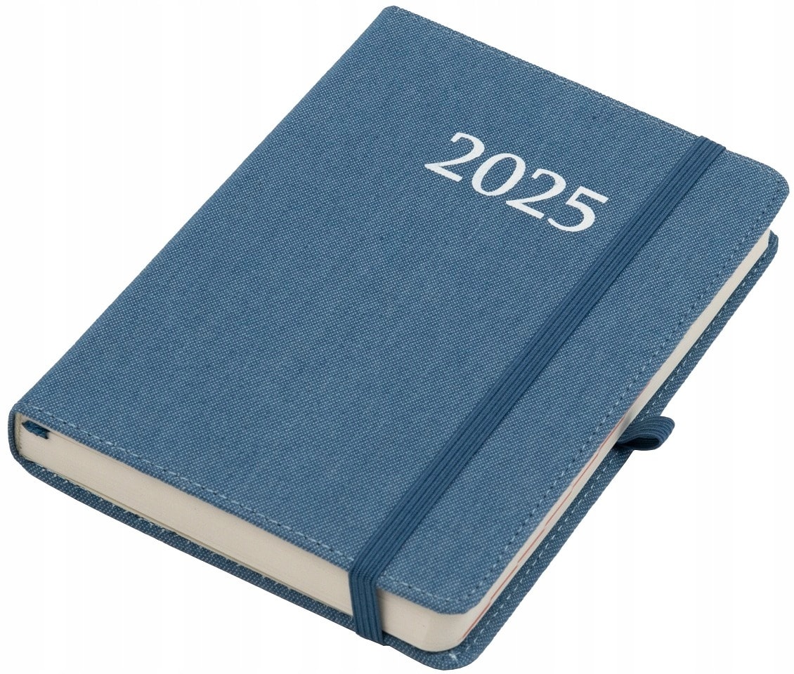 Book calendar B6 daily with notebook - ideal for planning