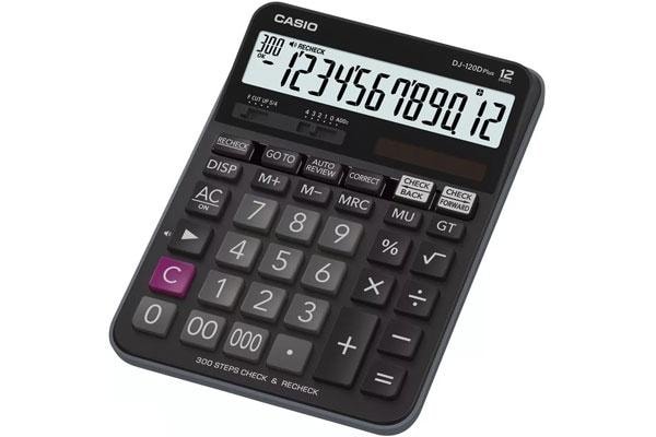 Casio DJ-120DPLUS - Office calculator with correction function