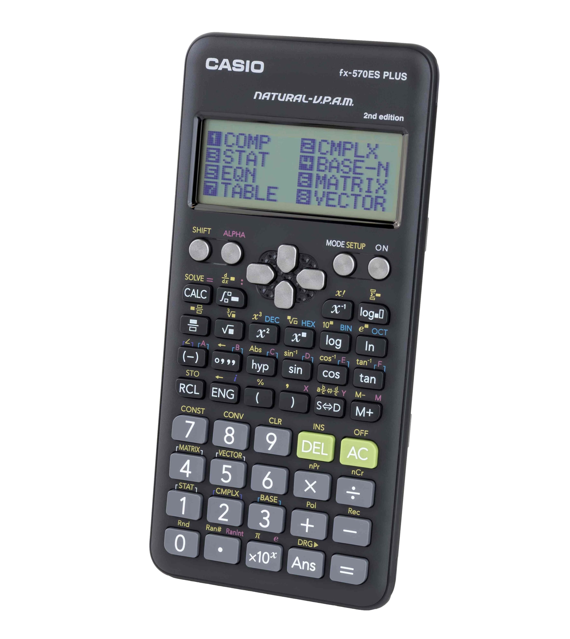 Casio FX-570ESPLUS-2-B - Scientific calculator with 417 functions, perfect for students