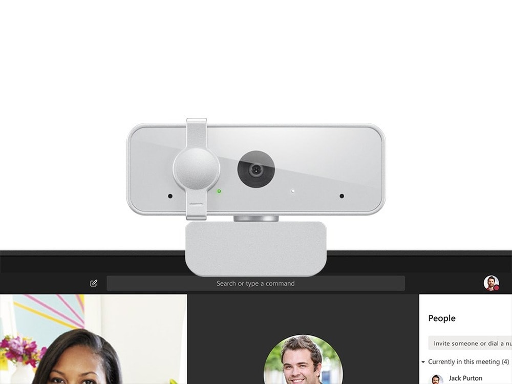 Lenovo 310 FHD Webcam White - perfect for video conferencing