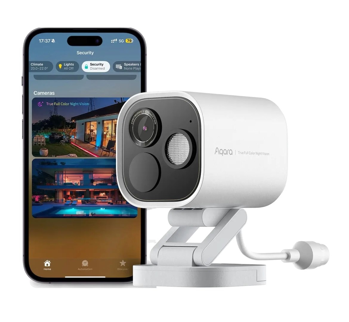 Aqara Hub G5 Pro (POE) Camera - White, ideal for monitoring