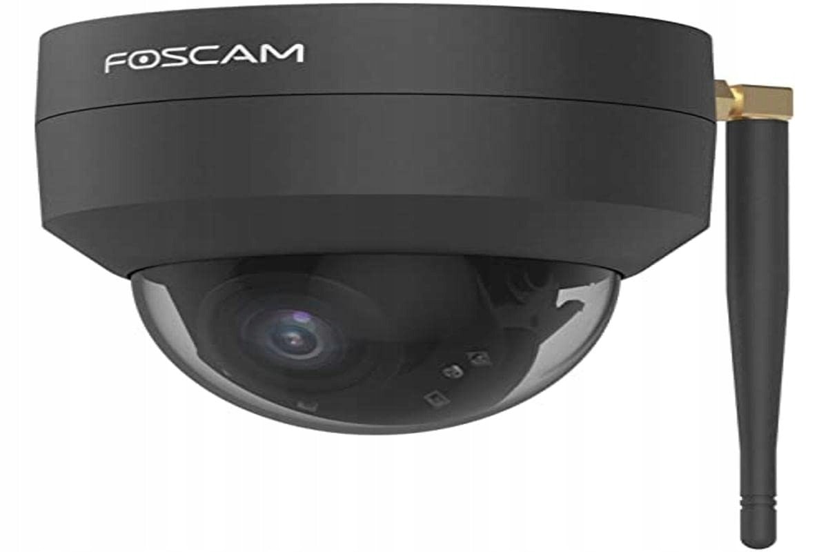 Foscam D4Z IP Camera Wi-Fi Outdoor 4MP Black - ideal for monitoring