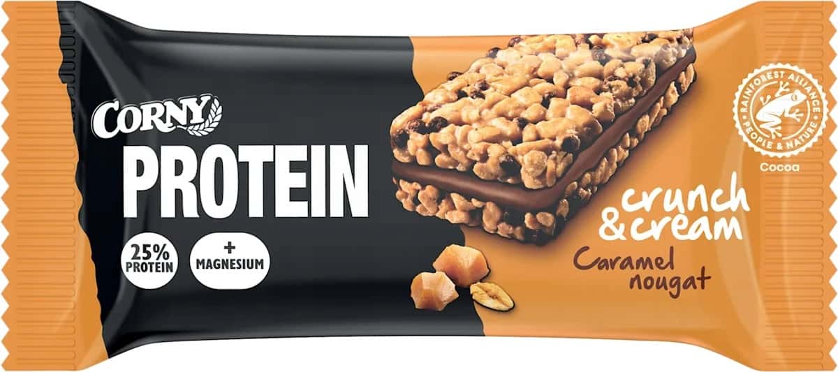 Cor Protein Sandwich Caramel-Nut with Nougat - ideal snack 35g