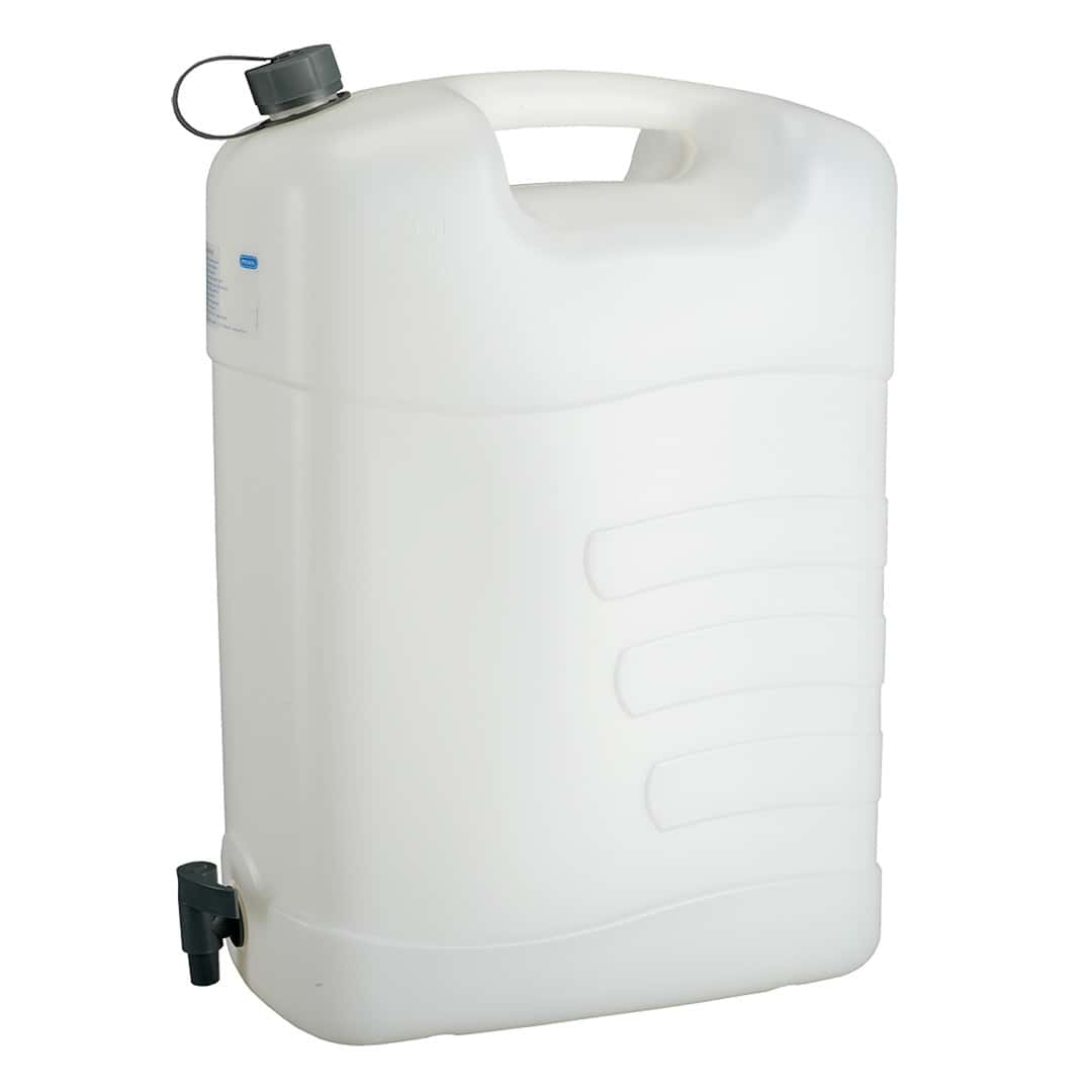 Water canister 35L with tap - ideal for camping