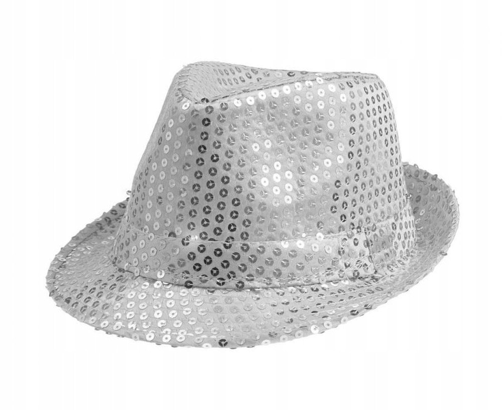 Sequin hat silver - perfect for the party