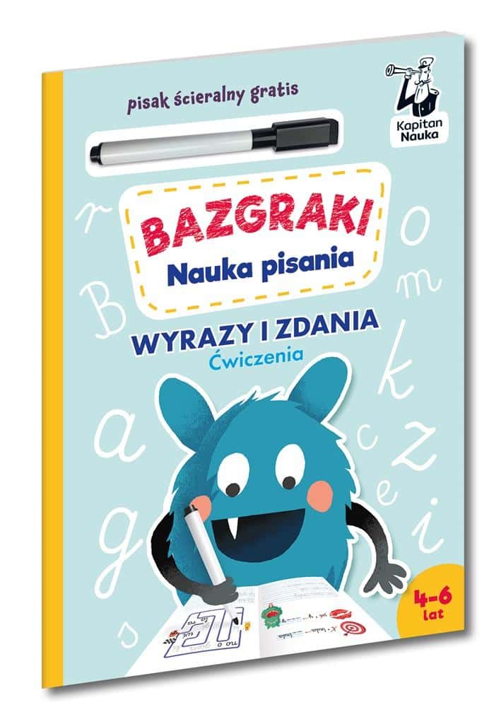Kapitan Nauka: Letters and words - exercises for children 5-7 years