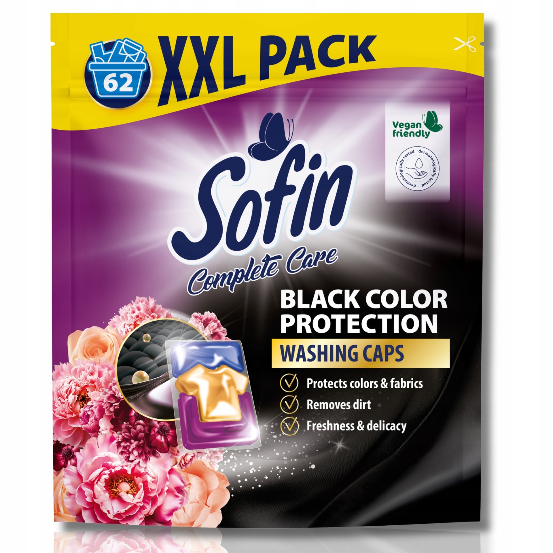 Sofin Laundry Capsules for Black - Color protection and convenience