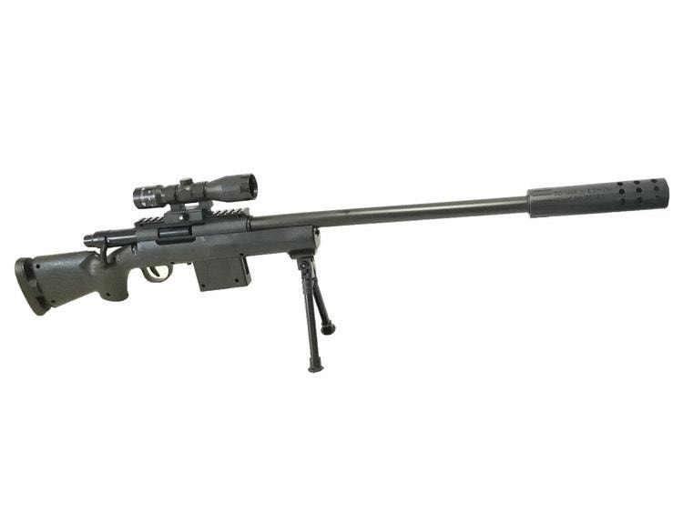 Rifle A26 81cm - Realistic sniper replica with scope