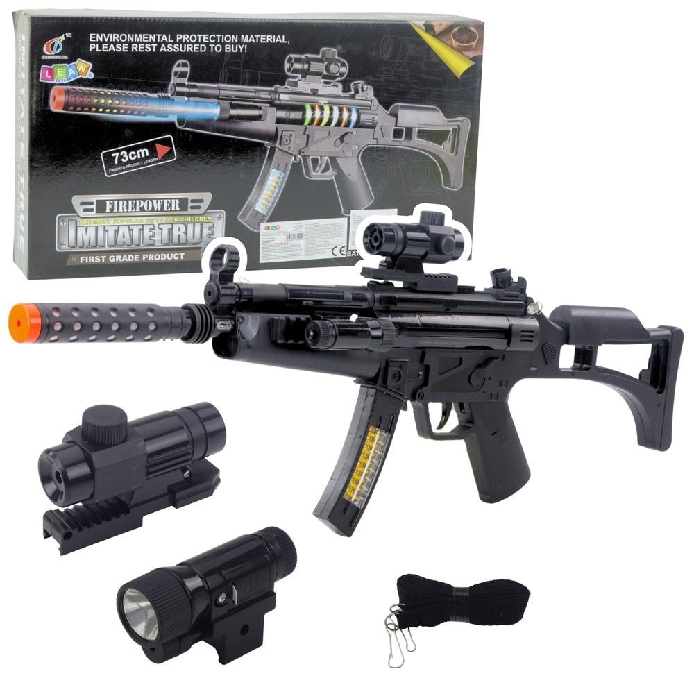Rifle with light and sound 73cm - ideal for little soldiers