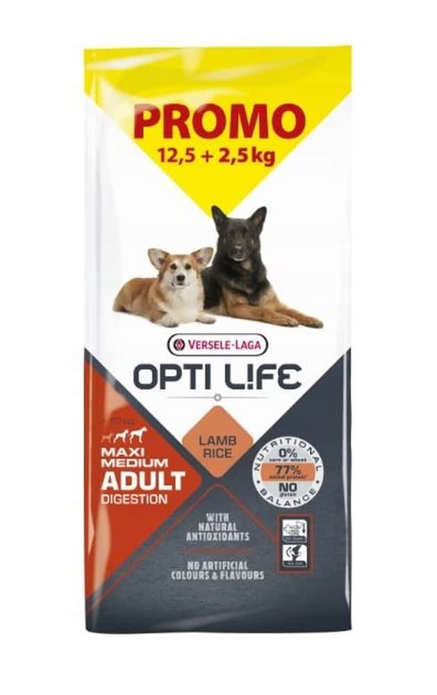 VERSELE-LAGA Dry food for adult medium breed dogs with lamb 12.5 kg - ideal for your pet's health