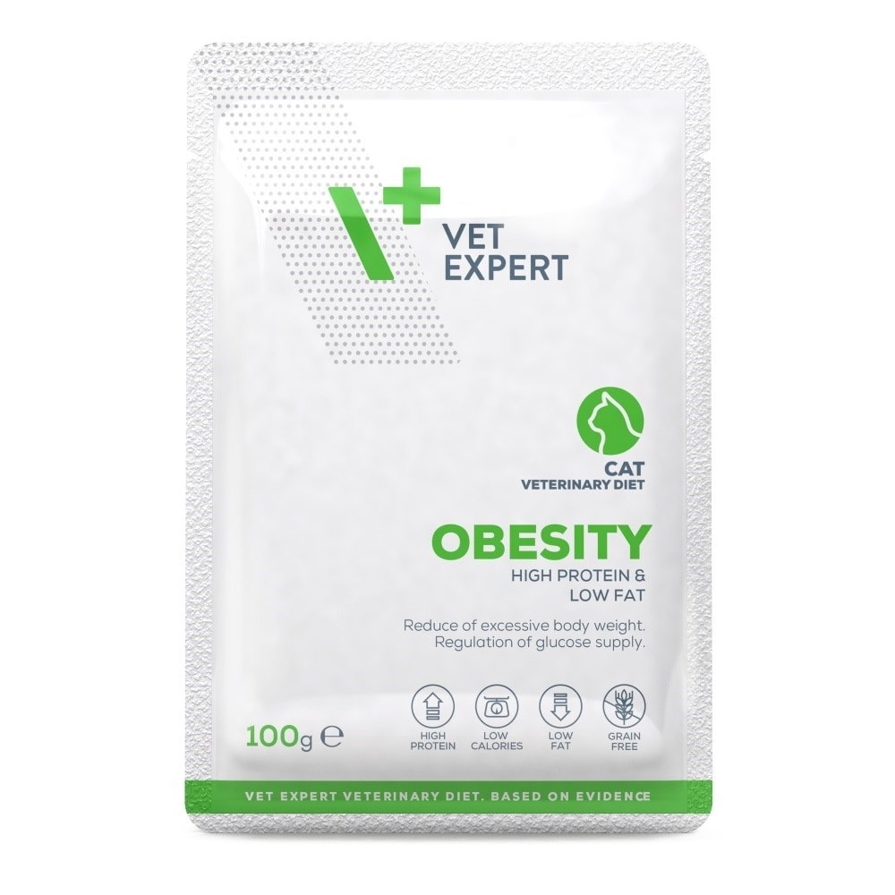 VetExpert Veterinary Diet Obesity - cat food supporting weight loss