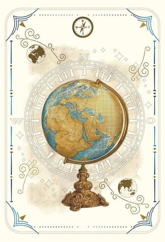 DaVinci Card 12x18 cm with envelope Globe - perfect as a gift