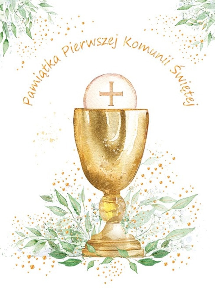 Karnet A5 Komunia - Eucharystia
