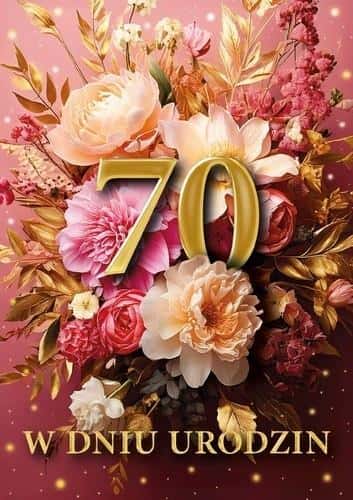 3D Greeting Card for 70th Birthday - Unique Gift