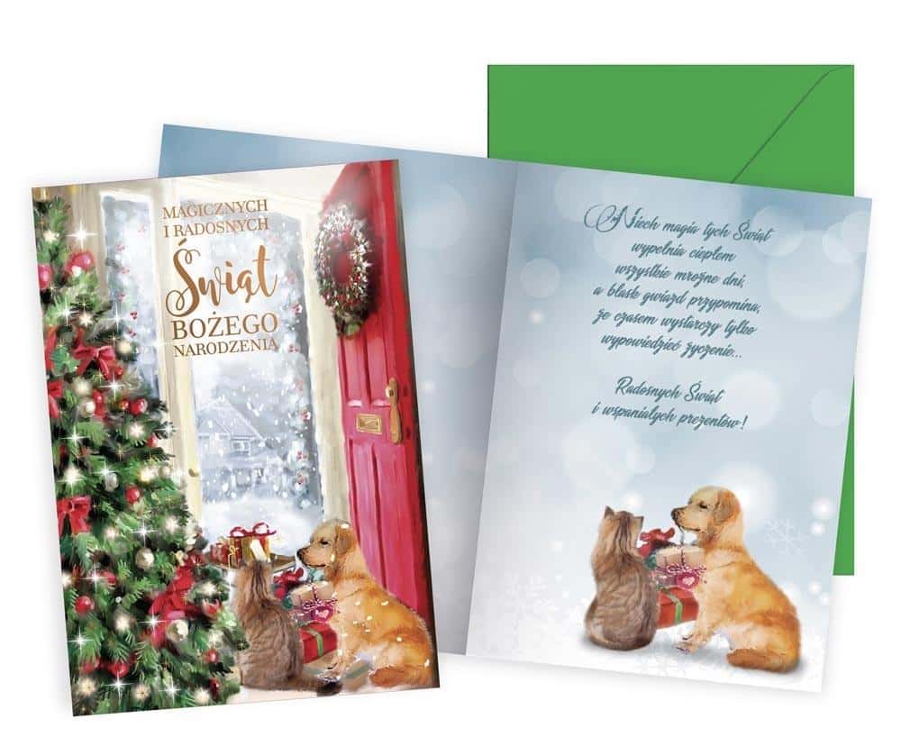 Kukartka Greeting Card B6 Christmas - perfect Christmas gift