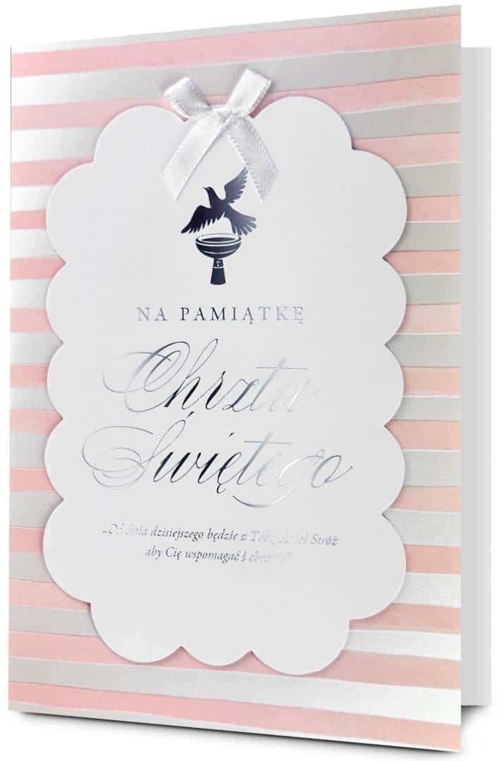 Card B6 Christening - Unique souvenir of the Christening