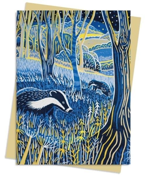 B6 Card Foraging by Moonlight Annie Soudain - perfect as a gift