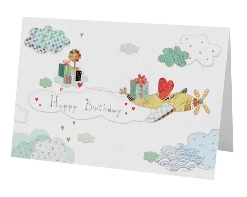 Turnowsky Greeting Card B6 Birthday Airplane - Unique birthday gift