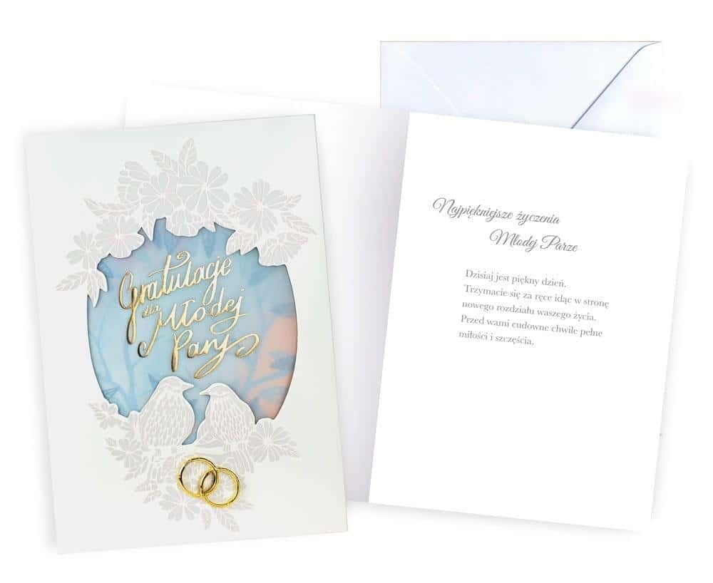 Kukartka B6 Wedding Card - Unique keepsake for that special day