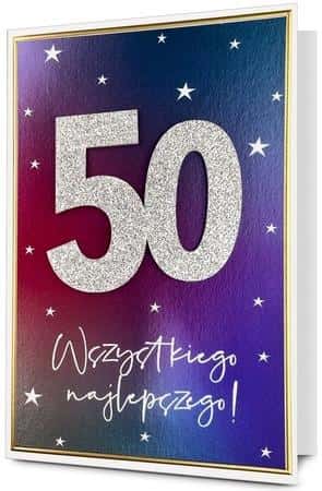 Pan Dragon Card B6 Birthday 50 - Unique gift for the anniversary