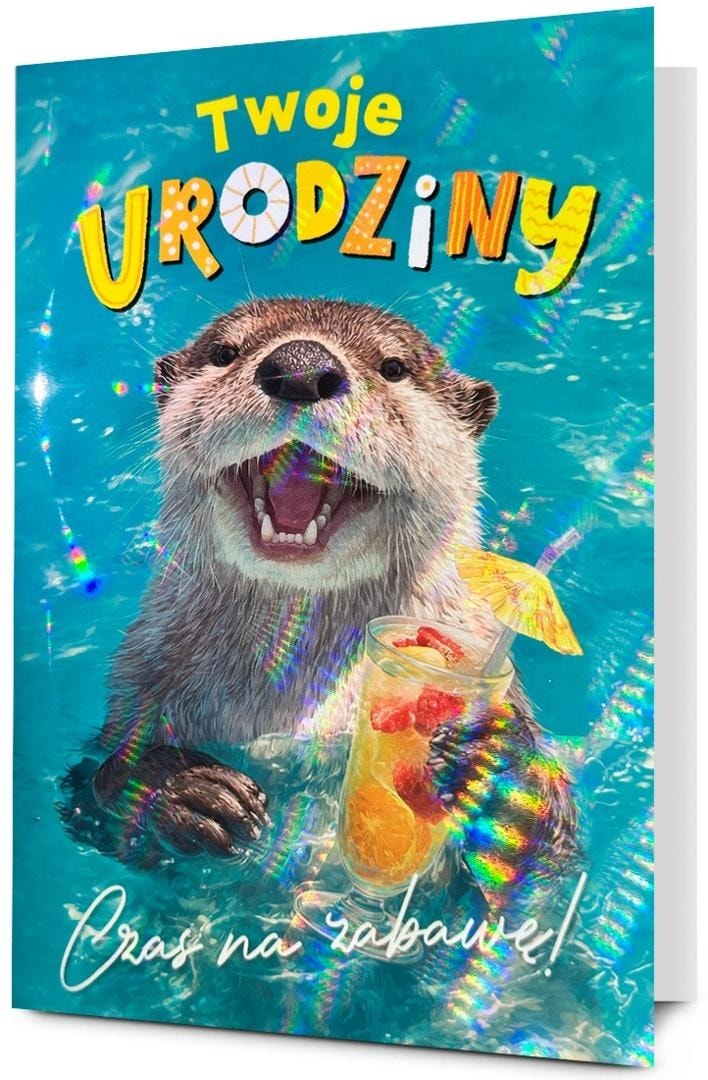 Karnet B6 Birthday - Unique card with wishes