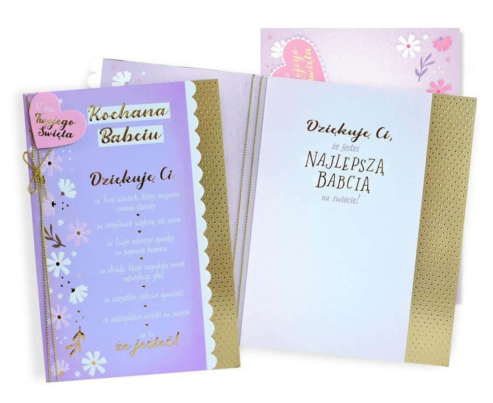 Card DK-1399 GRANDMA - ideal gift for beloved grandma