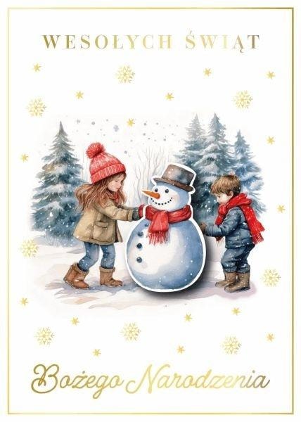 Armin Style Christmas card with gold embossing - perfect for the holidays