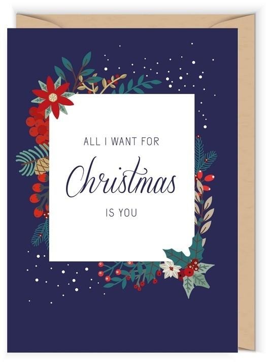 Christmas card - ideal for sending wishes