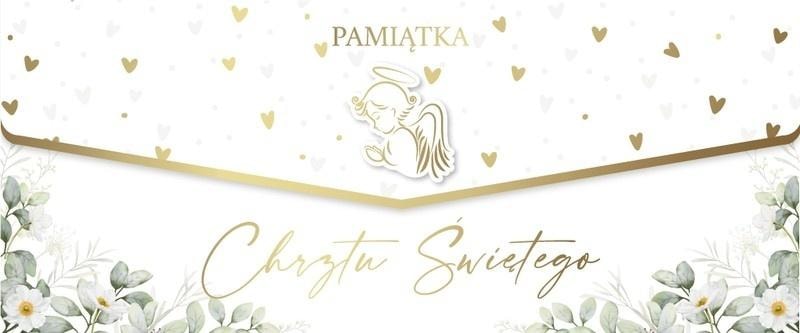 Armin Style Christening Card - elegant gift made of pearl paper