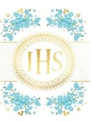 Communion Card IHS with pocket - perfect gift