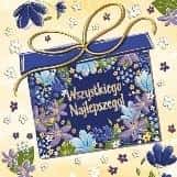 KW Birthday Card - Gift in Flowers - Unique birthday present