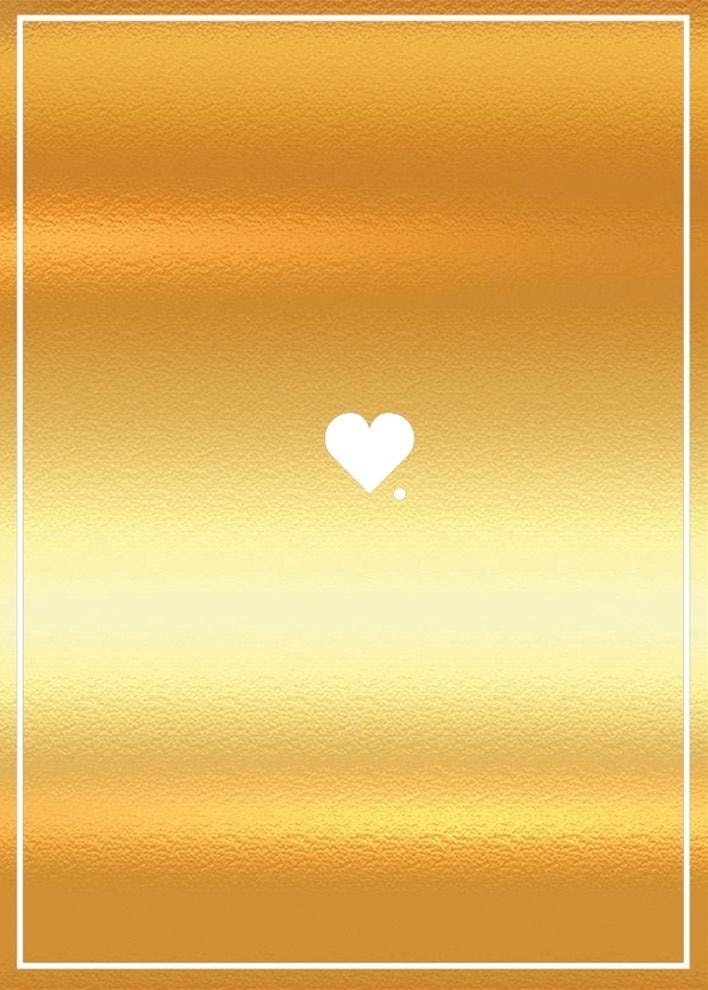 Mini card B8 Heart and dot - ideal for a small gift