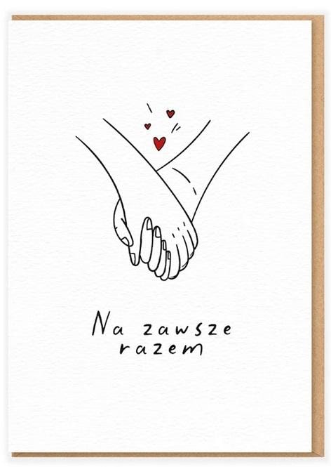 Card forever together - ideal for Valentine's Day