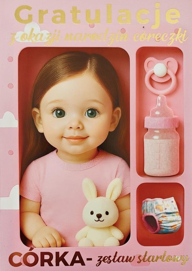 YEKU Greeting Card Birth of a Girl - Perfect addition to a gift