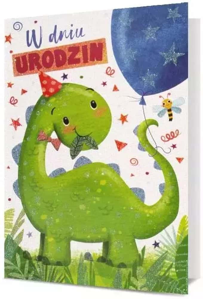 Pan Dragon Birthday Card - elegant way to send wishes