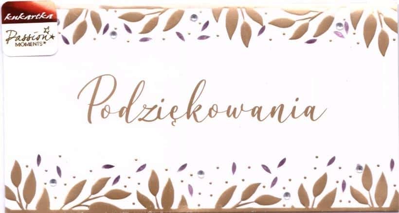 Kukartka Greeting card Thank you - the perfect way to express gratitude