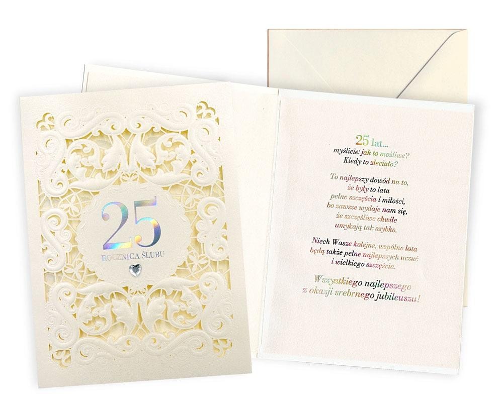 Dream Cards Plus 25th Wedding Anniversary Card - Unique gift for the 25th anniversary