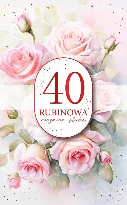 Armin Style Card for 40th Wedding Anniversary - Unique Gift