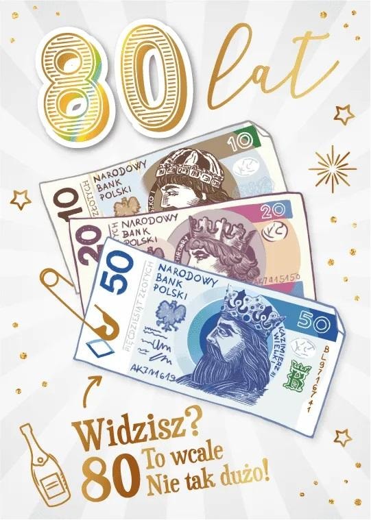 Armin Style Greeting card Birthday 80 with envelope - perfect gift