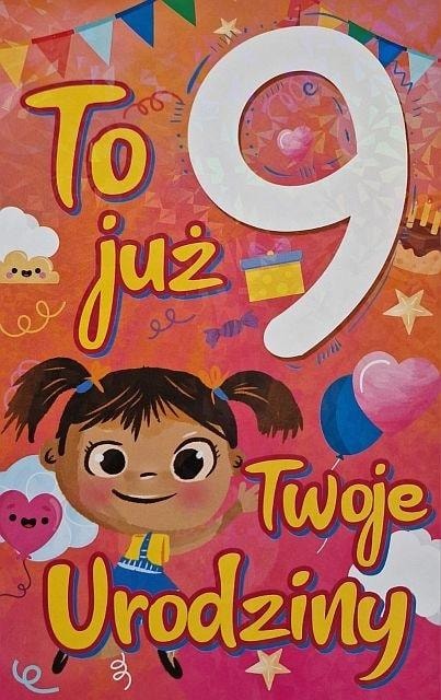 YEKU Birthday Card for Girl - Unique gift with wishes