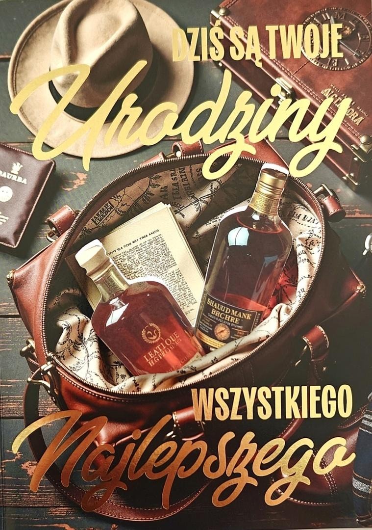 Men's Birthday Card Whisky - perfect addition to a gift