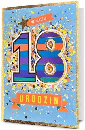 Pan Dragon Greeting card for 18th birthday - Unique keepsake