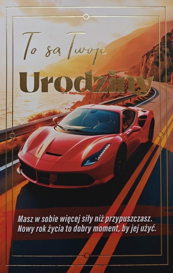 YEKU Birthday card with interchangeable numbers - perfect addition to the gift