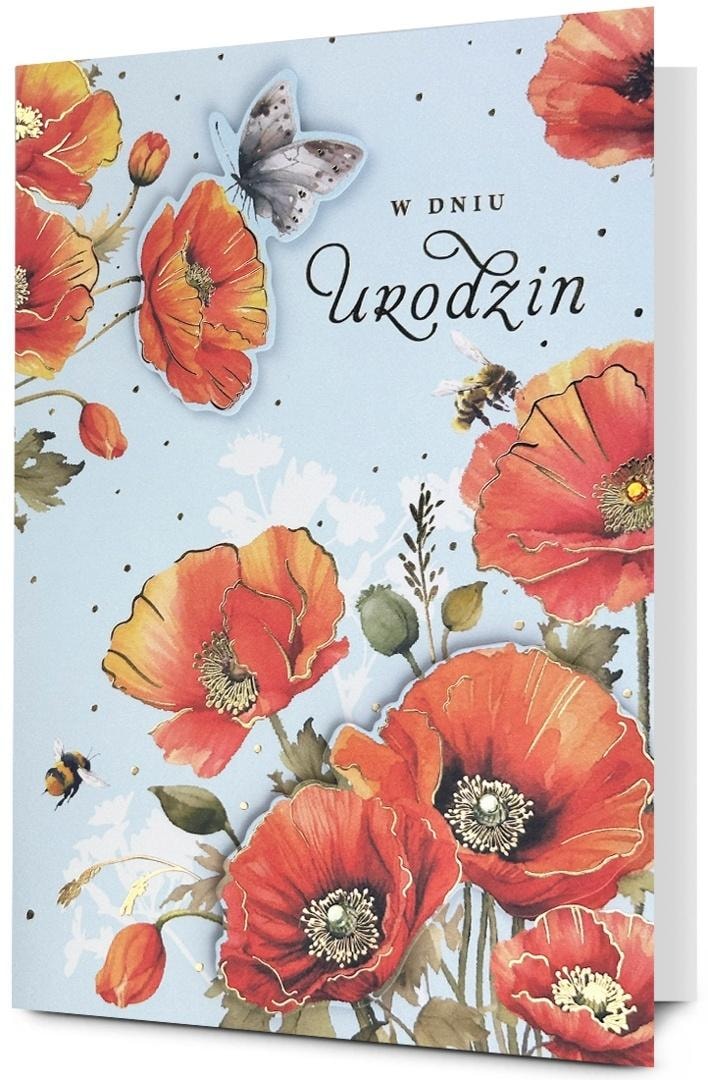 Pan Dragon Birthday Card with envelope - perfect as a gift